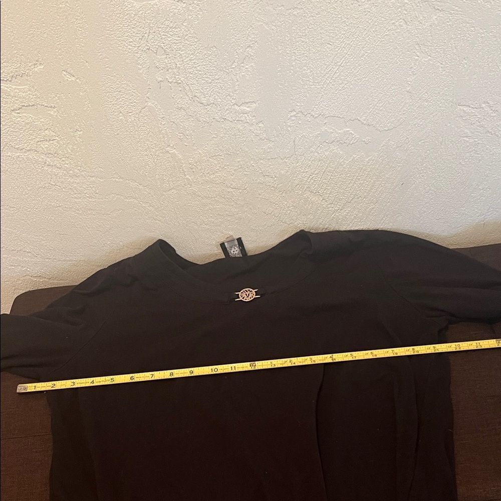 Anne Klein Black Long Sleeve Top - Picture 3 of 3